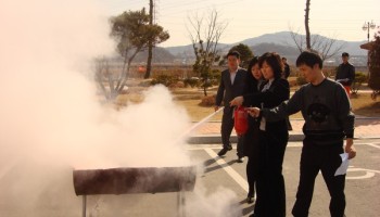 2008-02-18 2008년 제1차 합동 소방훈련 이미지