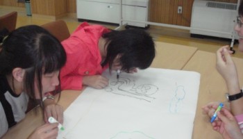 2006-09-09 장애예방교육 및 장애체험(아포중) 이미지