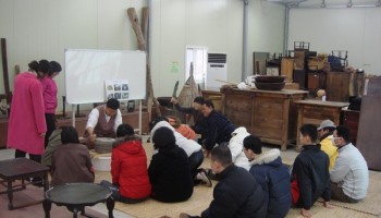 2008-11-27 열린교실, 주간보호센터 두부만들기 체험 이미지